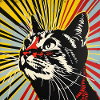 Katze, katzenmotiv, comic