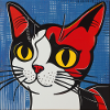 Katze, katzenmotiv, comic