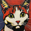 Katze, katzenmotiv, comic, geschenk, geschenkideen