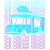 Eiscreme-Truck-Fahrer Retro