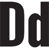 Letter D