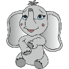 Kleiner süßer Elefant