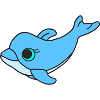 Süßer Delfin