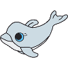 Süßer Delfin