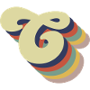 Retro-Buchstabe C