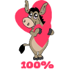 100% love
