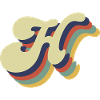 Retro Letter H