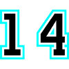 14 Number symbol