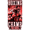 Wolf Boxer Kämpfer Boxing Champ