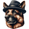 German Shepherd The Mobster