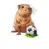 Capybara soccer