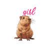 Capybara girl