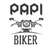 Papy biker motard