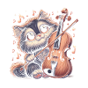 Cat violins