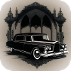 Cooler Oldtimer Leichenwagen