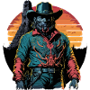 Cowboy-Figur mit Western-Twist