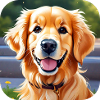 Cute golden retriever
