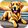 Cute golden retriever