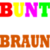 bunt statt braun