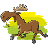 Funny Moose