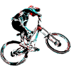 Downhill mountain biking