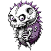 Hedgehog Skull // Totenkopf Igel FS0115