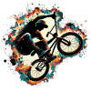 BMX cykel trick gave