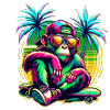 Monkey Summer Skater