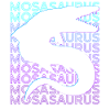 Mosasaurus Dinosaur Retro