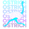 Ostrich Animal Retro