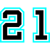 21 Number symbol