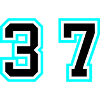 37 Number symbol