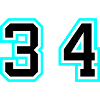 34 Number symbol