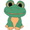 Süßer Frosch