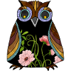 Bunter Vogel