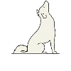Hunde-Silhouette