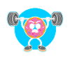 Donut PowerLifting Workout -Gewichtheber