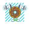 Donut PowerLifting Workout -Gewichtheber