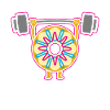 Donut PowerLifting Workout -Gewichtheber