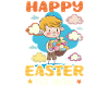 Christlicher Osterjunge Frohe Ostern