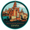 Alcazar of Segovia, Spain Illustration