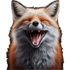 Lachender Fuchs 2