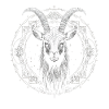 Ziege Baphomet