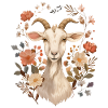 Goat Floral Gift