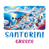 Santorini Greece ocean vacation trips