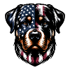 Rottweiler USA dog design