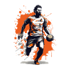 Handball Player Streetwear Iconic Style