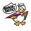 Duck Superhero Quack-tastic Art Print