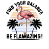 Flamingo Ballet: Elegance in Pink Art Design