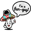 Fun-Guy Mushroom Speech Bubble Digital Art